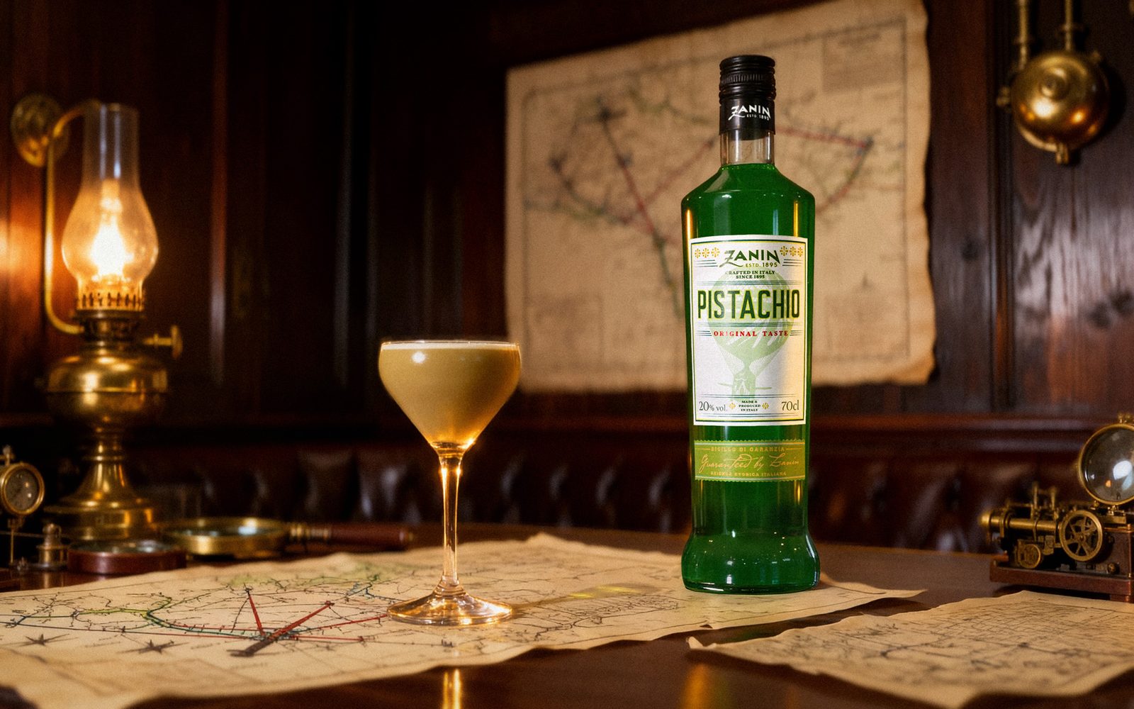 Zanin Pistachio cocktail serve