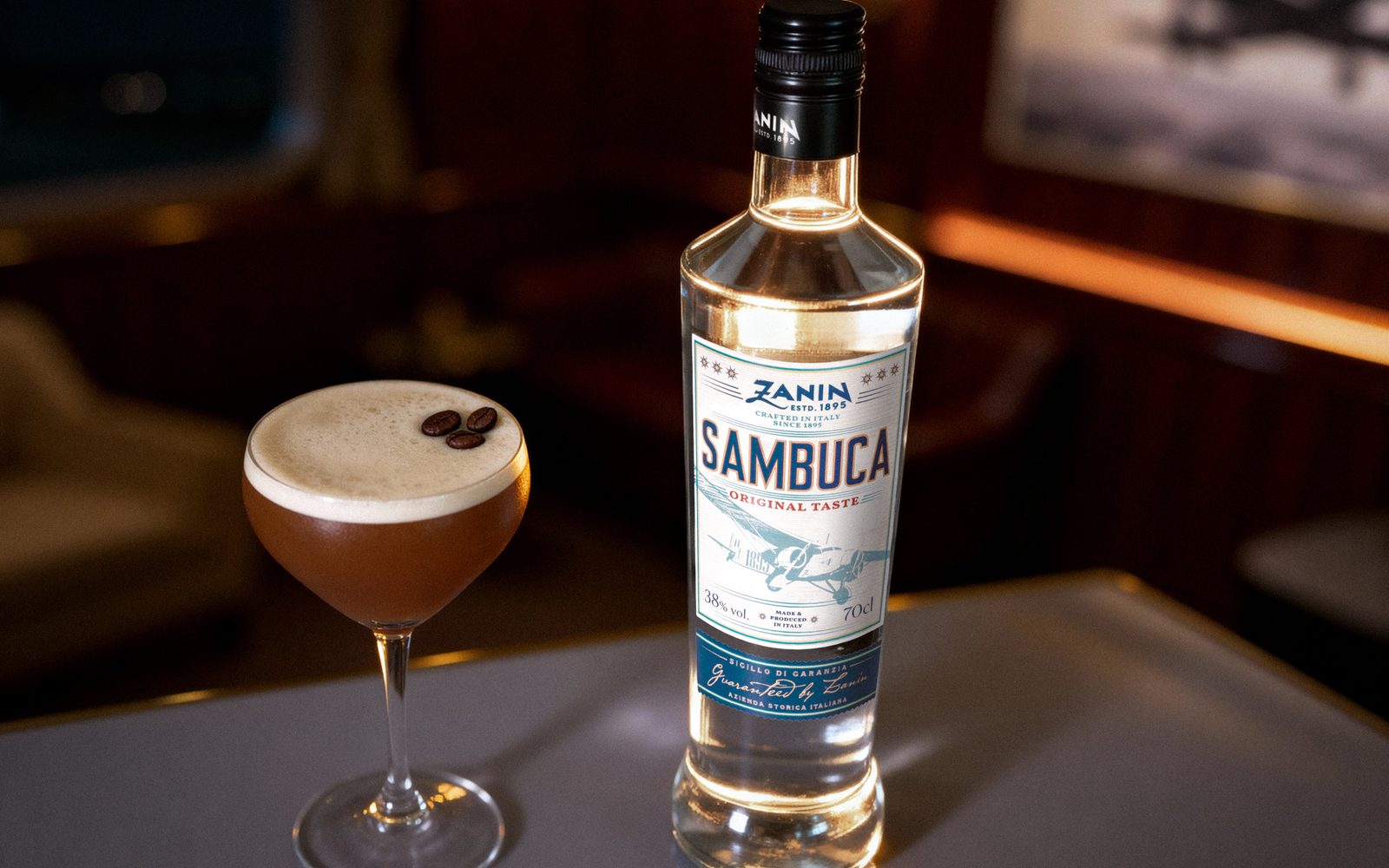 Zanin Sambuca award lifestyle serve